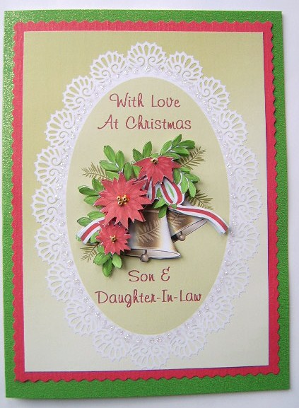 Poinsettia & Bells - Son & Daughter-in-law by Davina Rundle
