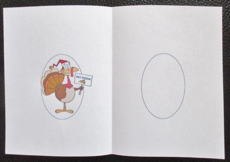 The Christmas Turkey Insert by Davina Rundle