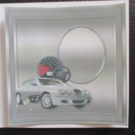 Car on a Metal Surface Matching 8inx8in Insert Plate by Davina Rundle