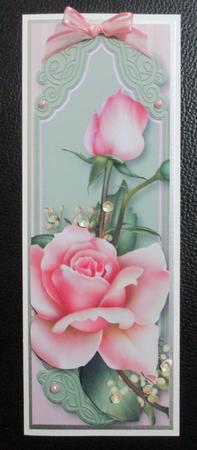 Gorgeous Pink Roses Large Dl by Davina Rundle