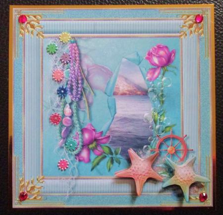 Bubbles & Dreams Card Topper 2 by Davina Rundle