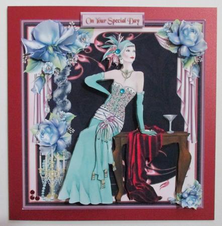Stunning Flapper Lady Mini Kit by Davina Rundle