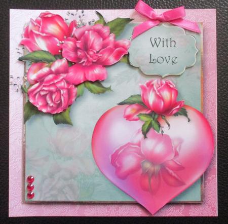 Hearts & Flowers - Glory Roses by Davina Rundle