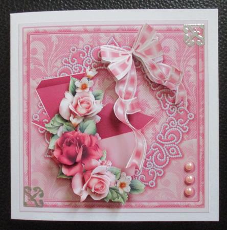 Roses in a Box 8in x 8in Decoupage Mini Kit by Davina Rundle