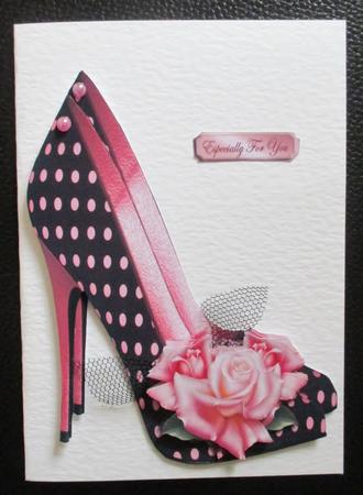Shoes & Pink Roses by Davina Rundle