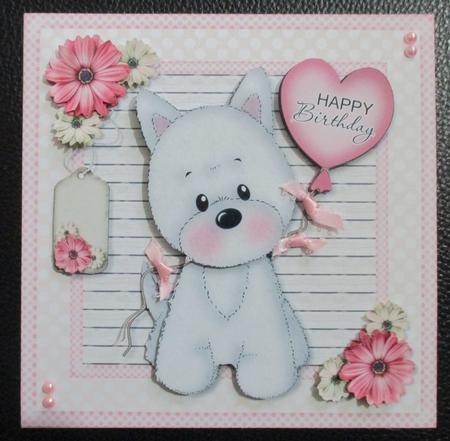 Little Millie with Heart Balloon Mini Kit by Davina Rundle