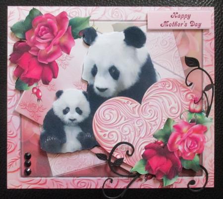Panda Bear Love Mini Kit by Davina Rundle
