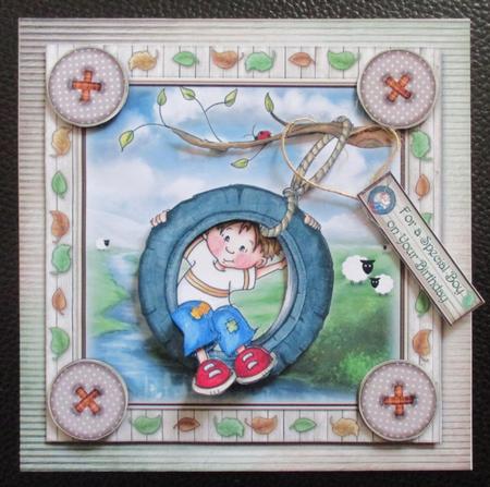The Tyre Swing by Davina Rundle