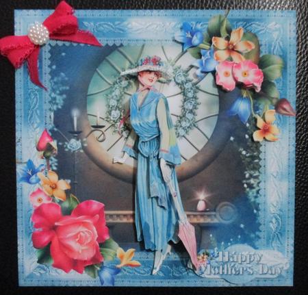 Waiting for Love Art Deco Lady Mini Kit by Davina Rundle