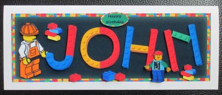 Building Block Large Dl Name: John by Davina Rundle