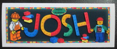 Building Block Large Dl Name : Josh by Davina Rundle
