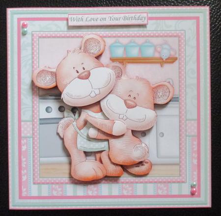 Snuggles Decoupage Mini Kit for Various Occasions by Davina Rundle