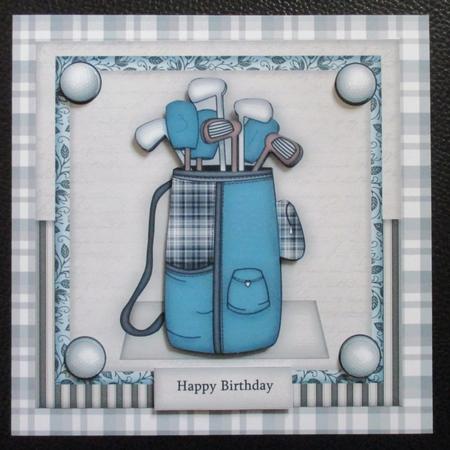Male Card Golf by Davina Rundle