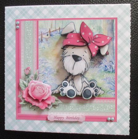 Polka Dot Bella 7.5 Decoupage Mini Kit by Davina Rundle