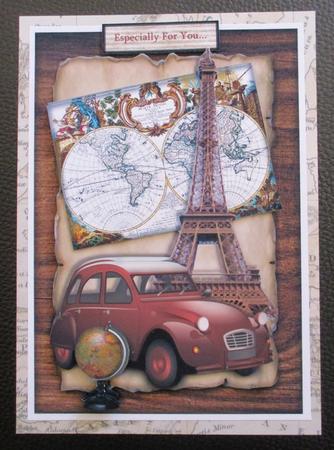 Male Card Au Revoir Mini Kit by Davina Rundle