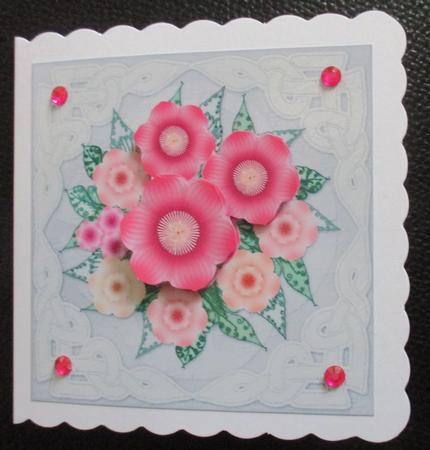 Bouquet of Flowers with Heart 2 by Davina Rundle