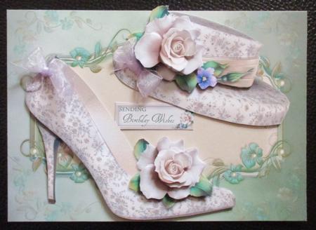 White Rose Shoe and Hat by Davina Rundle