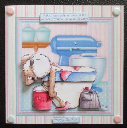 Away with the Mixer or Overdid the Brandy 8x8 Mini Kit by Davina Rundle