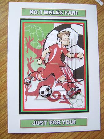 Football Dude Wales Pyramid. by Davina Rundle