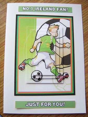 Football Dude Ireland Pyramid. by Davina Rundle