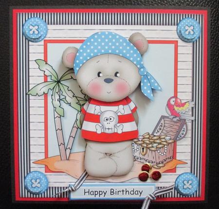 Pirate Bear Mini Kit by Davina Rundle
