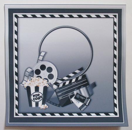 Movie Night Matching 8inx8in Insert Plate by Davina Rundle
