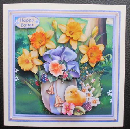 Gloorious Easter 8x8 Decoupage Mini Kit by Davina Rundle
