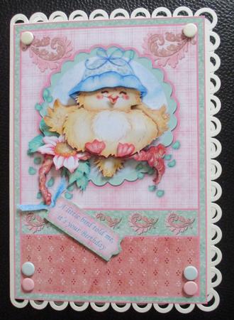 A Little Bird Told Me Topper & Decoupage by Davina Rundle