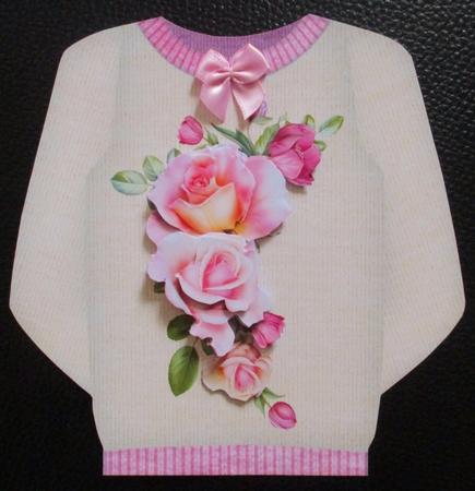 Roses - Jumper Card Mini Kit by Davina Rundle