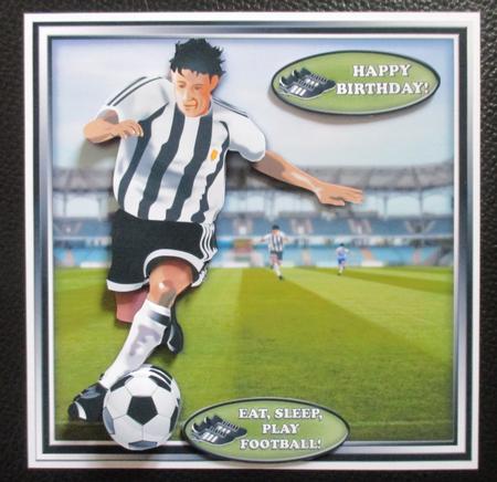 Football Crazy Black by Davina Rundle