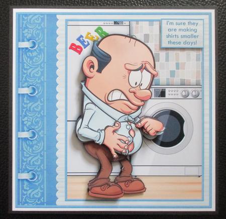 Middle Age Spread & Shrinking Shirts 8x8 Decoupage Mini Kit by Davina Rundle