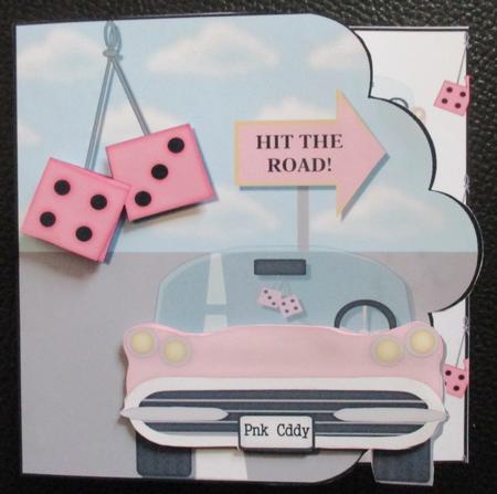 Hit the Road, 8 x 8 Scalloped Edge Topper by Davina Rundle