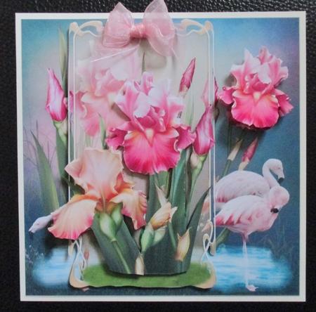 Flamingo Spring Blooms Mini Kit by Davina Rundle