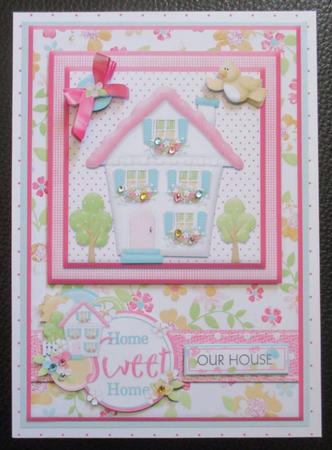 Our House Home Sweet Home Card Front by Davina Rundle