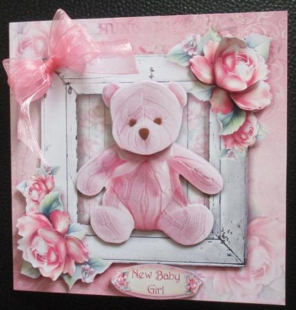 Shadow Box - Pink Teddy by Davina Rundle