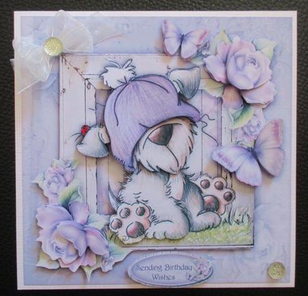 Shadow Box - Butterfly Watcher by Davina Rundle