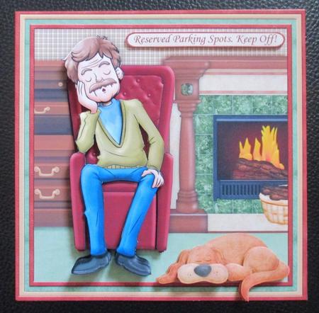Reserved Parking Birthday Fathers Day Retirement Mini Kit by Davina Rundle