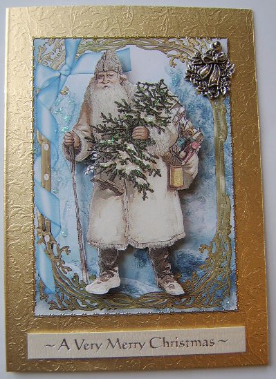 Winter Scenery Father Christmas by Davina Rundle