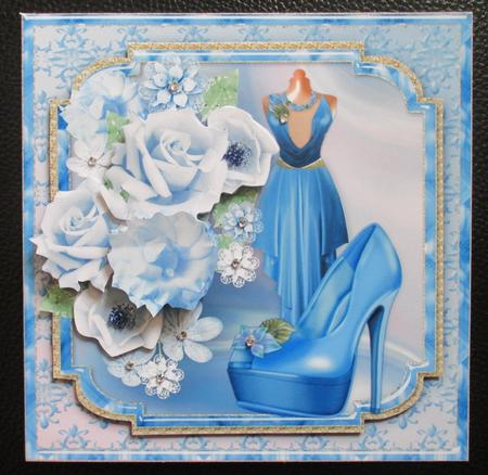 Just the Right Shoes Decoupage Card Mini Kit by Davina Rundle