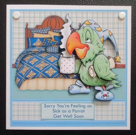 Sick as a Parrot or Old Bird All Occasions 7.5 Mini Kit by Davina Rundle