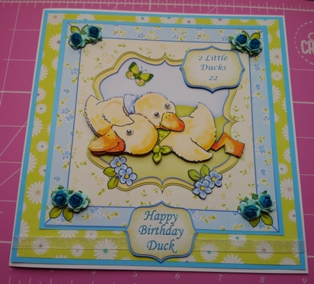 Feeling Down Card Front and Decoupage by Dawn Cook