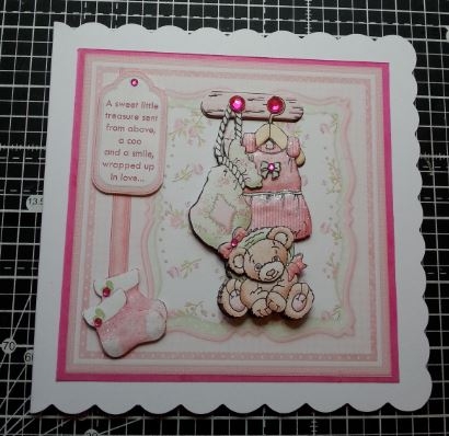 Baby Girl Accessories 8x8 Mini Kit & Decoupage by Dawn Cook