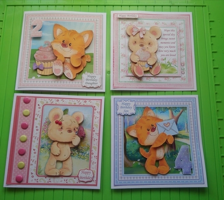 CUTIES FOR CHILDREN OR ADULTS 7.5 Decoupage, Inserts, Ages by Dawn Cook