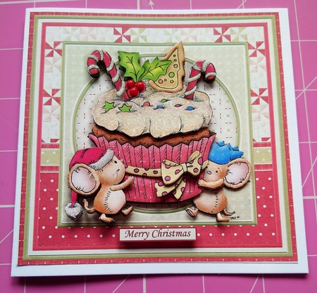 CHRISTMAS CATS VIEW THROUGH A WINDOW 7.5 Decoupage Kit by Dawn Cook