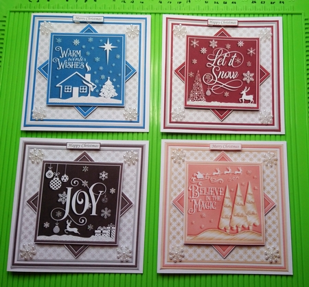 CHRISTMAS QUICK LAYER CARDS Monotone Quotes Bumper Kit by Dawn Cook