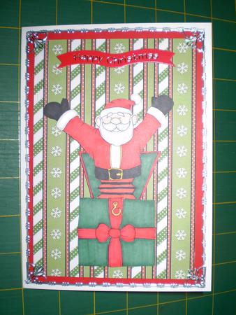 Santa in a Box Doodles Digital Stamp by Dawn Cook