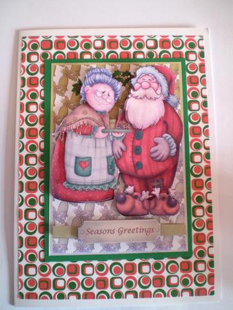 Mr & Mrs Claus Large Topper by Dawn Cook