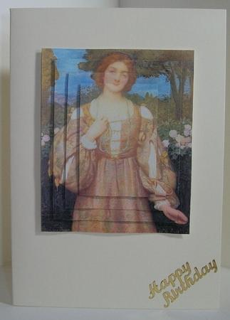 Monna Giovanna, Lady in Garden with Gold Dress Featured Gallery Photo