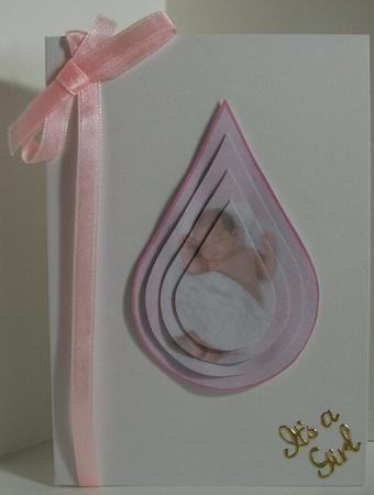 Tear Drop Baby Girl by Dawn Figgis