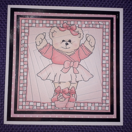 Ballerina Teddy - Twisted Pyramage sheet by Dawn Heath